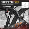 Heavy Duty Bike Lock U-Lock with 5ft Steel Cable -