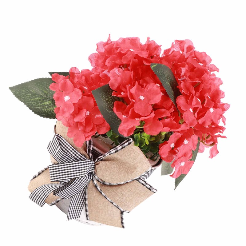 Red Geranium Barrel Wreath Front Door Red Geranium Basket Wreath
