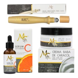 Kit Rejuvenecedor, Serum, Crema, Antiarrugas 3pzs. Mc Life Todo Tipo De Piel