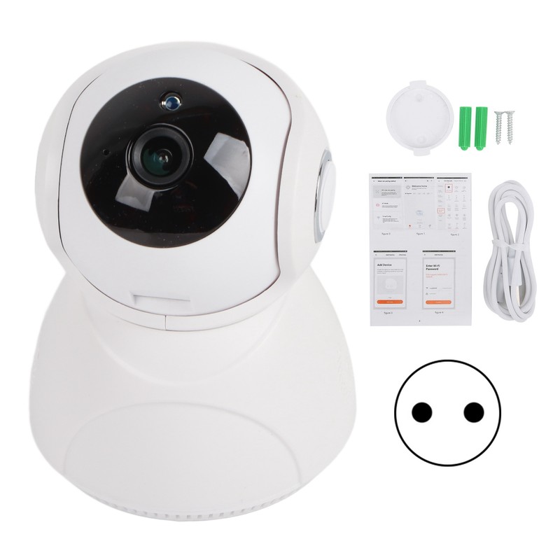 Security Camera WiFi 1080P PanTilt Night Vision 2Way Communication Mobile