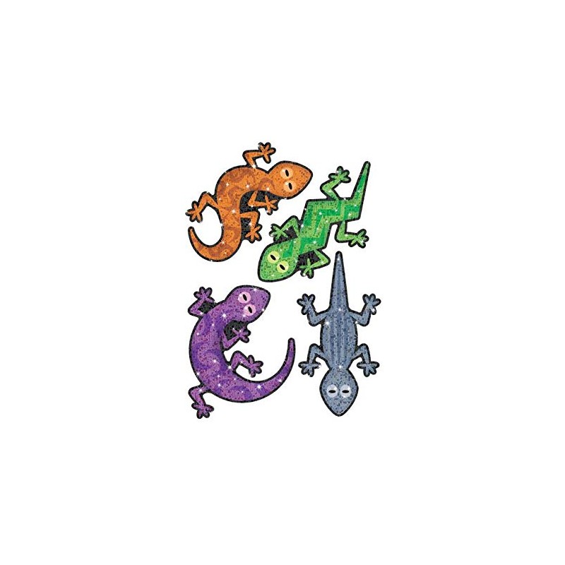 Trend Stickers Glitter Shiny Lizards 8 Pieces T63367