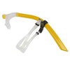 Swimming Snorkel Reduced Drag Silicone Swimming Breathing Tube with Adjustable