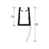 Kraus Premium Shower Seal DD-18 Shower Door Seal for 6-8