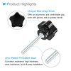 CoCud Star Clamping Knobs M5 x 70 mm Male Thread