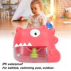 Electronic Bubble Maker Toy Cartoon Dinosaur Shaped 3 Gears IP6