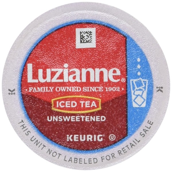 Luzianne Unsweetened Iced Tea, Single Serve K-Cup Pods, 12 Count