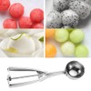 Ice Cream Scoop, 3 Pieces Ball Shaped Stainless Steel Ice