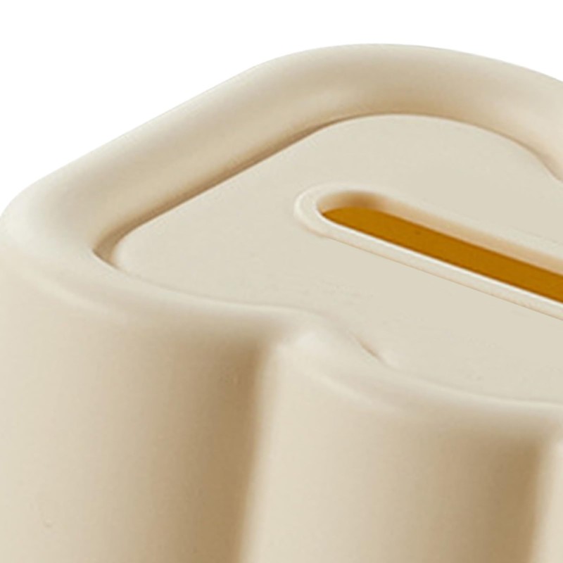 ANKROYU Wall Mounted Tissue Box Spring Press Type Plastic Stylish