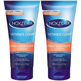 Noxzema Ultimate Clear Daily Deep Pore Cleanser 6 Oz (2pack)