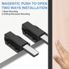 sourcing map 2 Pcs Magnetic Push Latches for Cabinet Door,