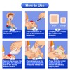 10 Count Silicone Foam Dressing 1.6" x 2", Wound Dressing