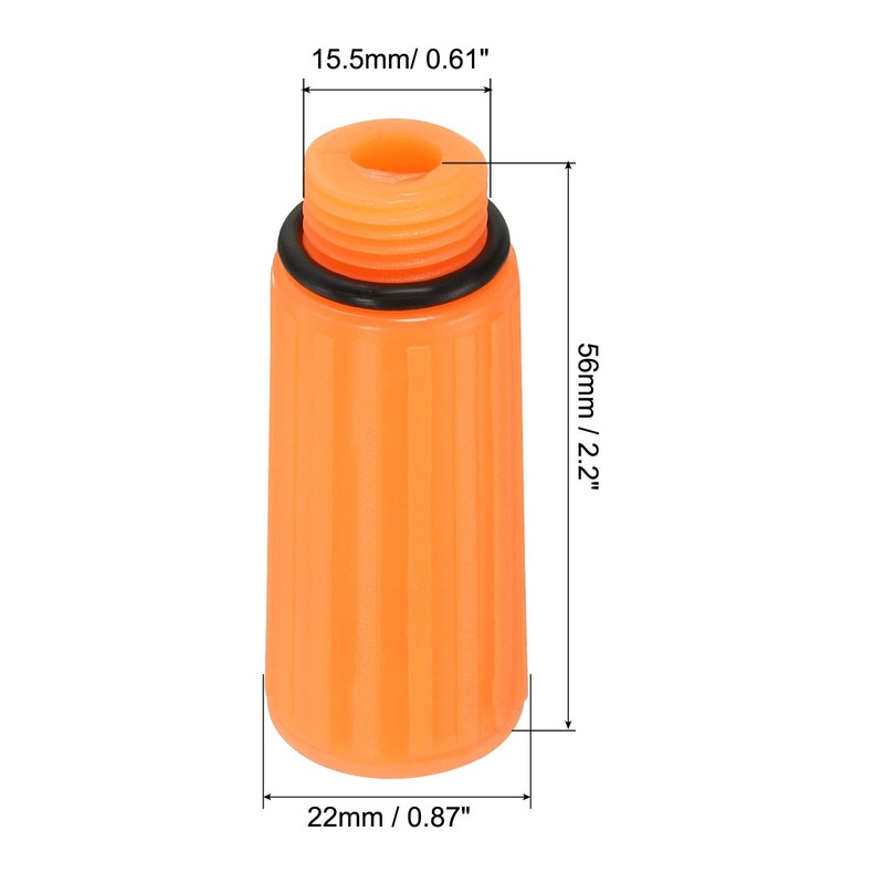 PATIKIL Air Compressor Oil Cap Plug, 3 Pack 15.5mm Replacement