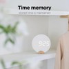 mooas Crayon Mini Digital Wall Clock, Modern Night Light Digital