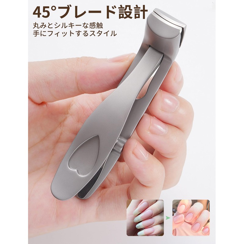 Kumobi Nail Clippers for Feet Thick Nippers Curved Stainless Steel