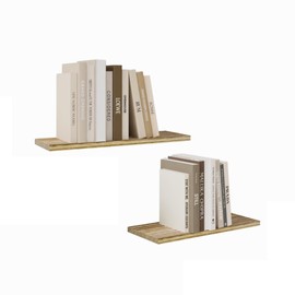 Teneyu Wall Floating Shelves - Bedroom, Bathroom, Kitchen, Living Room Wall Mounted Storage Shelves(Set of 2, JL-D162)