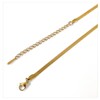 Piena Surgical Stainless Steel Snake Chain, Simple, Hypoallergenic Necklace Chain,