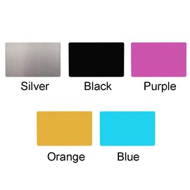 100 Pcs Metal Business Cards Blank Laser Engraved, smoothly Message Blank Business Cards Aluminum Alloy, Marking and Engraving Metal Personal Business Cards, for Gift DIY