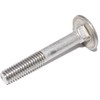 Carriage Bolts M8 x 160 Pack of 6 Round-Head Screws