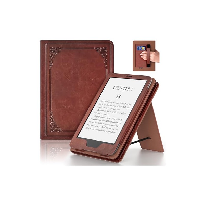 Lainergie 6in Tablet Case with Stand and Hand Strap,Incompatible with