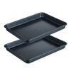 Walooza 11 Inch Nonstick Baking Sheets Set of 2, Carbon