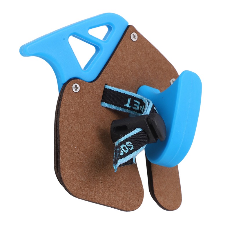 Archery Finger Tab Shooting Tabs Double Layer Leather Tabs Guard