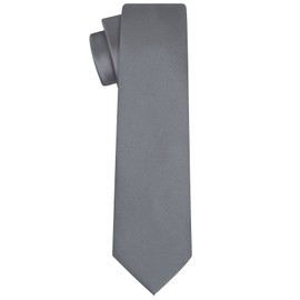 KissTies 4PCS Red Green Gray Yellow Satin Tie Festive Ties for Men + Magnetic Box