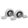sourcing map 2pcs KP000 10mm Bore Zinc Alloy Inner Ball
