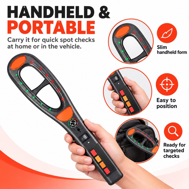 Handheld Signal Detector for Wireless Security Checks – Raksa 021
