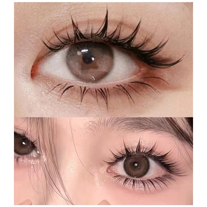 False Eyelashes, Natural, 5 Pairs Popular Transparent Axis Soft Core