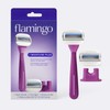 Flamingo Moisture Plus Razor Set with 2 Blade Cartridges &