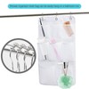 2 Pack Small Travel Shower Caddy Organizer Hanging Over Door,Portable