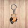 Framan Wooden Owl Keyring in Various Models, Craftsmanship, Sustainable Product,