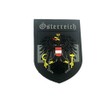Austrian Crest Black Grey Airsoft Velcro PVC Patch