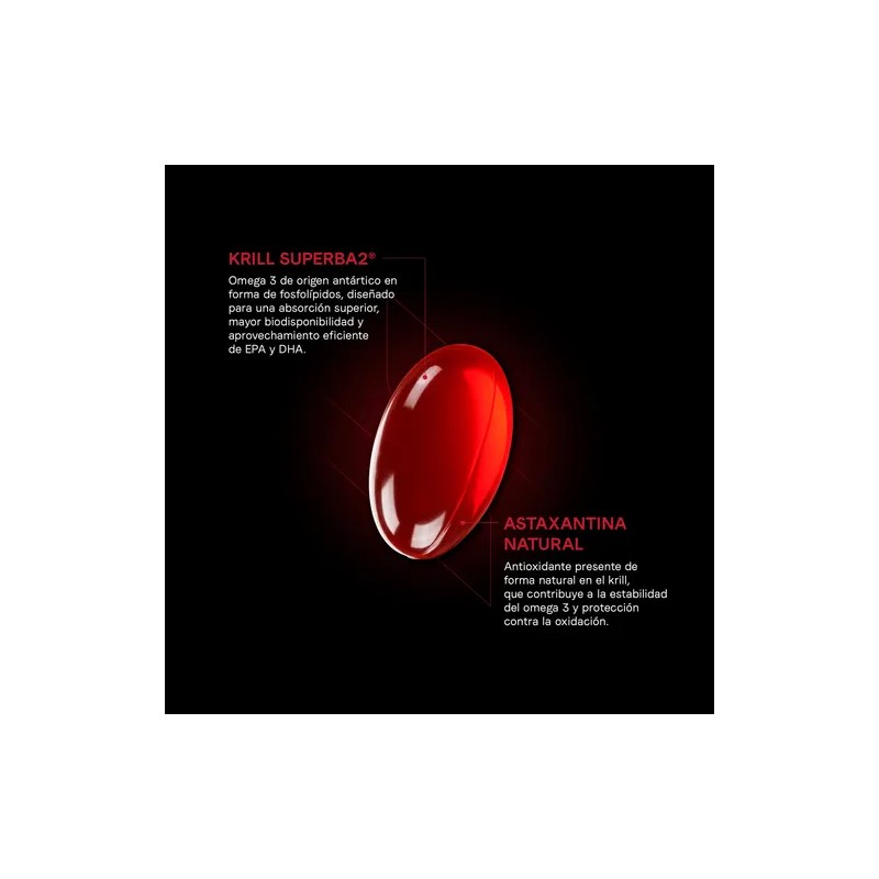 Aceite De Krill Superba2 Omega 3 Astaxantina 60 Cápsulas