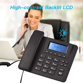 Fenytay D2002 TAM Sistema telefónico expansible con cable / inalámbrico con contestador automático ID de llamada / llamada en espera y auricular / bas