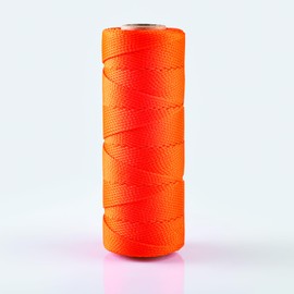 Mason Line, String Line, 500Ft, #18 Braided Nylon String, Nylon Twine for Gardening Or Masonry Tools, Twine String for Gardening and DIY Projects Crafting