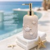 ZAWUU Eco-Friendly Resin Turtle Relief Soap Dispenser with Gold Pump
