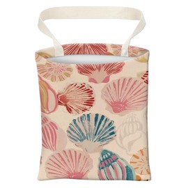 ABUIFDK Car Trash Can, Cute Car Trash Bag, Hanging Car Organizer and Storage Bag, Trash Bin for Car Accessories, Vehicle, Travelling, Camping Cute Colorful Conch