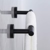 9-Inch Matte Black Hand Towel Bar SUS 304 Stainless Steel