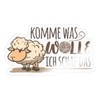 Spreadshirt Komme Was Wolle Ich Schaf The Funny Saying Sticker