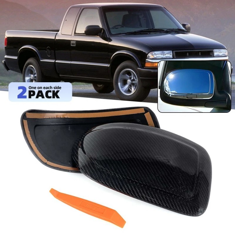 ANNX 2PCS For 1999-2006 Chevy Silverado GMC Sierra Real Carbon