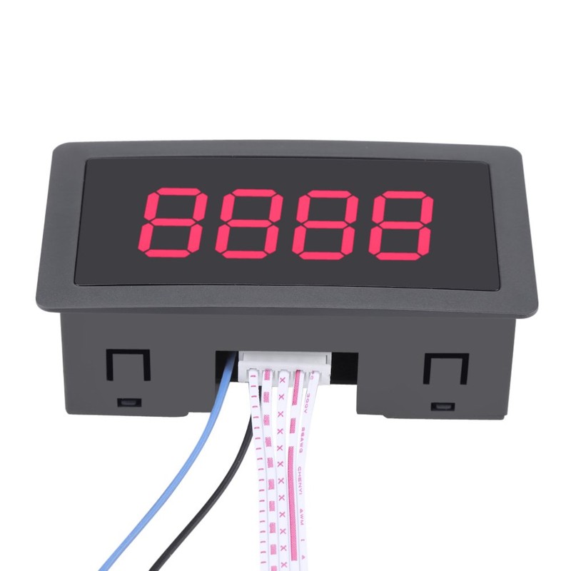 Hilitand DC 8-24V Digit Counter, 4 Digit LED Digital Display