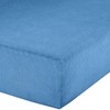 Erwin Müller Fitted sheet, "Erding" terry blue size 90x190 cm
