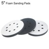 JUNLIXN 3 Pcs 5" Foam Sanding Pads + 2 Pcs