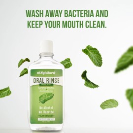 XyloBurst Fresh Breath Oral Rinse Mouthwash w/ Natural Xylitol  Alcohol-Free