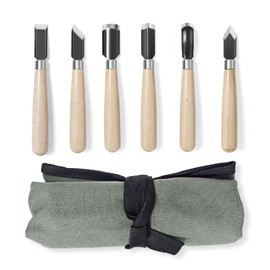 Wood Carving Tools Set - Chisel Set with Canvas Case, Wood Carving Chisels Set Woodworking for Adults, Wood Whittling Knives Tools Set for Beginners, Hobbyists and Professionals