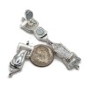 Does Not Apply Magnetic Clasps in Silver Metal (Qt 4)