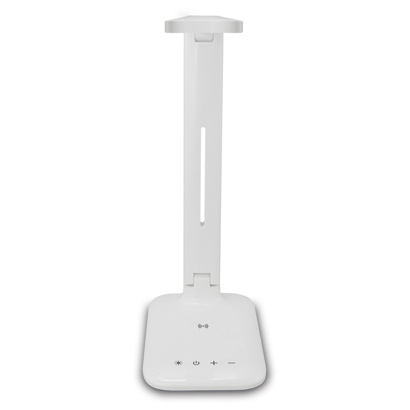 iLive LED Desk Lamp with Wireless Charging, USB Port, Foldable,