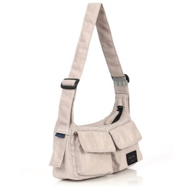 ZIMEGO Women's Cute Shoulder Bag – Stylish Everyday Satchel and Hobo Handbag, Mushroom Pink