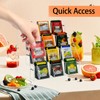 Wuudy Tea Bag Organizer Holder, Acrylic Tea Packets Storage Box